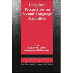 Linguistic Perspectives on Second Language Acquisition