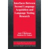 Interfaces between Second Language Acquisition and Language Testing Research