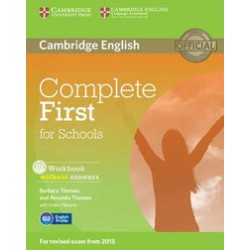 Complete First for Schools Workbook without Answers and Audio CD