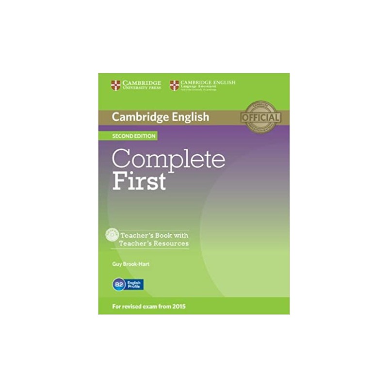 Complete First 2ed Teacher's Book with Teacher's Resources Audio CD/CD-ROM