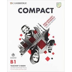 Compact Preliminary for Schools Teacher's Book with Downloadable Resource Pack