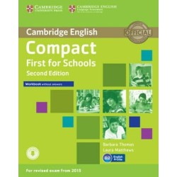 Compact First for Schools 2ed Workbook without Answers and Audio