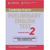 Cambridge PET 2ed Teacher's Book 2
