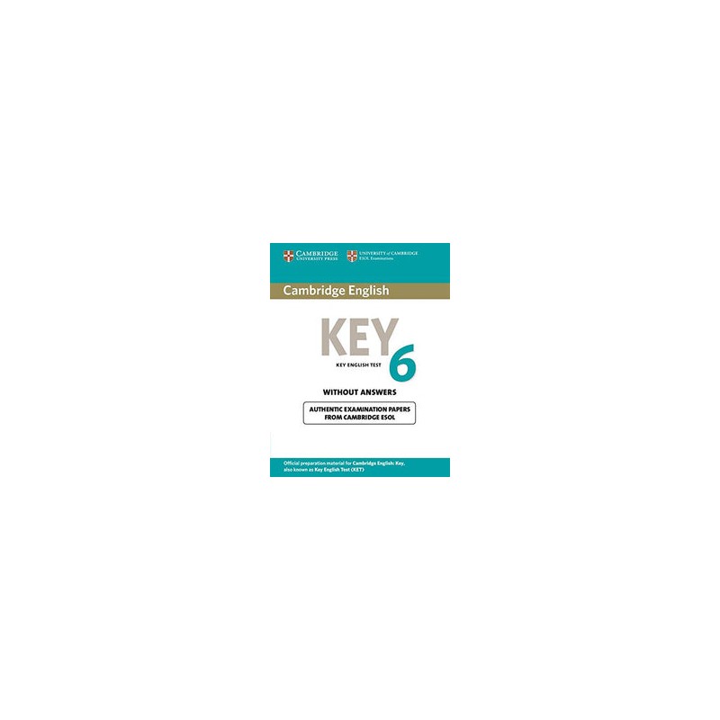 Cambridge English Key Student's Book without Answers 6