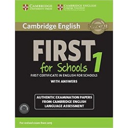 Cambridge English First for Schools for revised exam from 2015 Student's Book Pack 1
