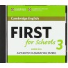 Cambridge English First for Schools 3 - Audio CDs