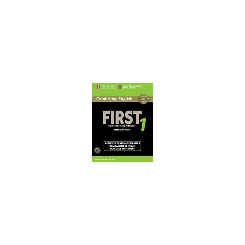 Cambridge English First for revised exam from 2015 Student's Book Pack 1