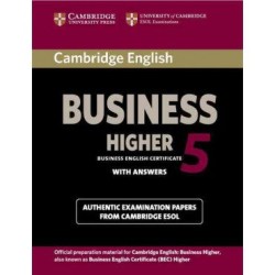 Cambridge English Business Student's Book with Answers Higher 5